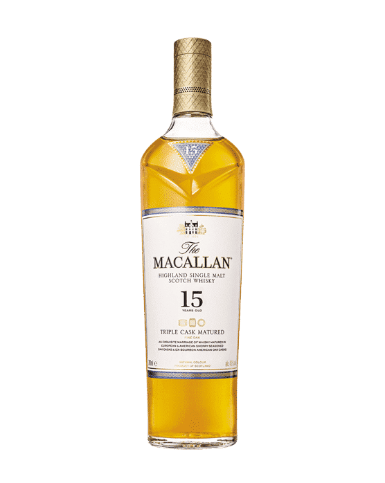 the macallan single malt triple cask matured 15 yrs